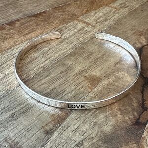 Sterling LOVE bracelet